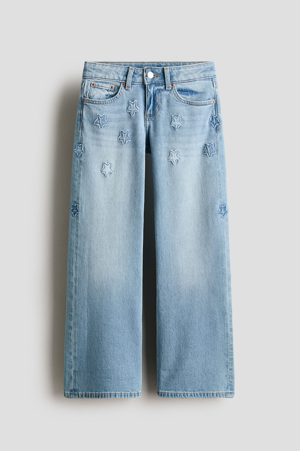 Wide Leg Low Jeans - H&m фото 2