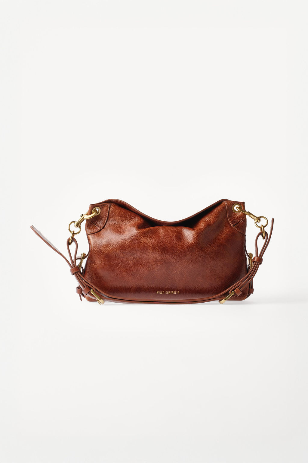 BOLSO PIEL DE HOMBRO WILLY CHAVARRIA X ZARA / Tostado oscuro фото 2