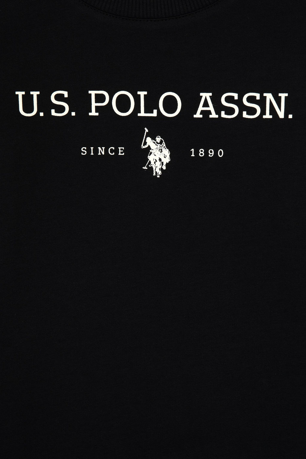 Erkek _ocuk Siyah Bisiklet Yaka Sweatshirt Sepette S_rpriz _ndirim - U.s. polo assn фото 3