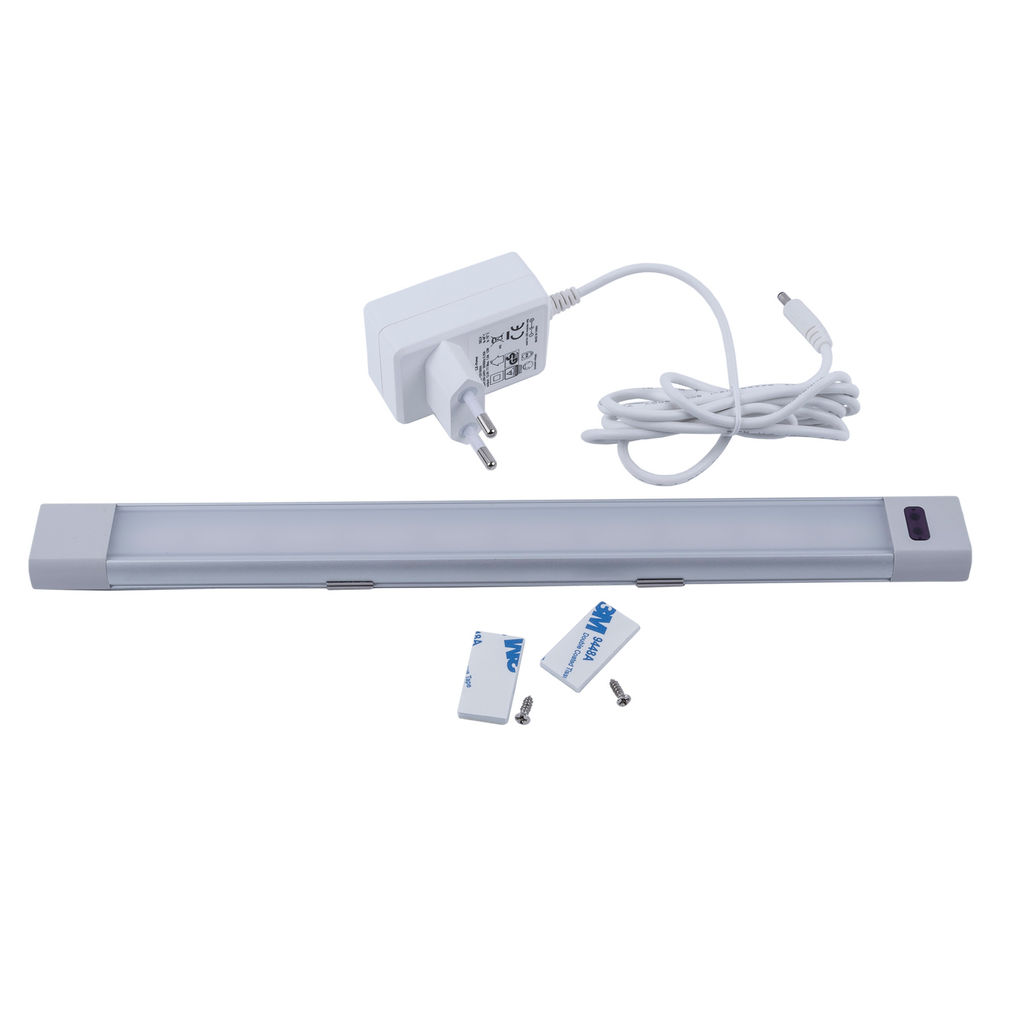 ULI-F47-5W/4500K/DIM SENSOR IP20 SILVER Светильник светодиодный для мебели. 300*30*11,5мм. 400Lm. ТМ Uniel