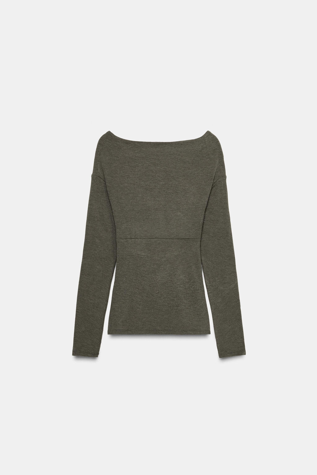DRAPED SURPLICE NECKLINE TOP - Zara фото 15
