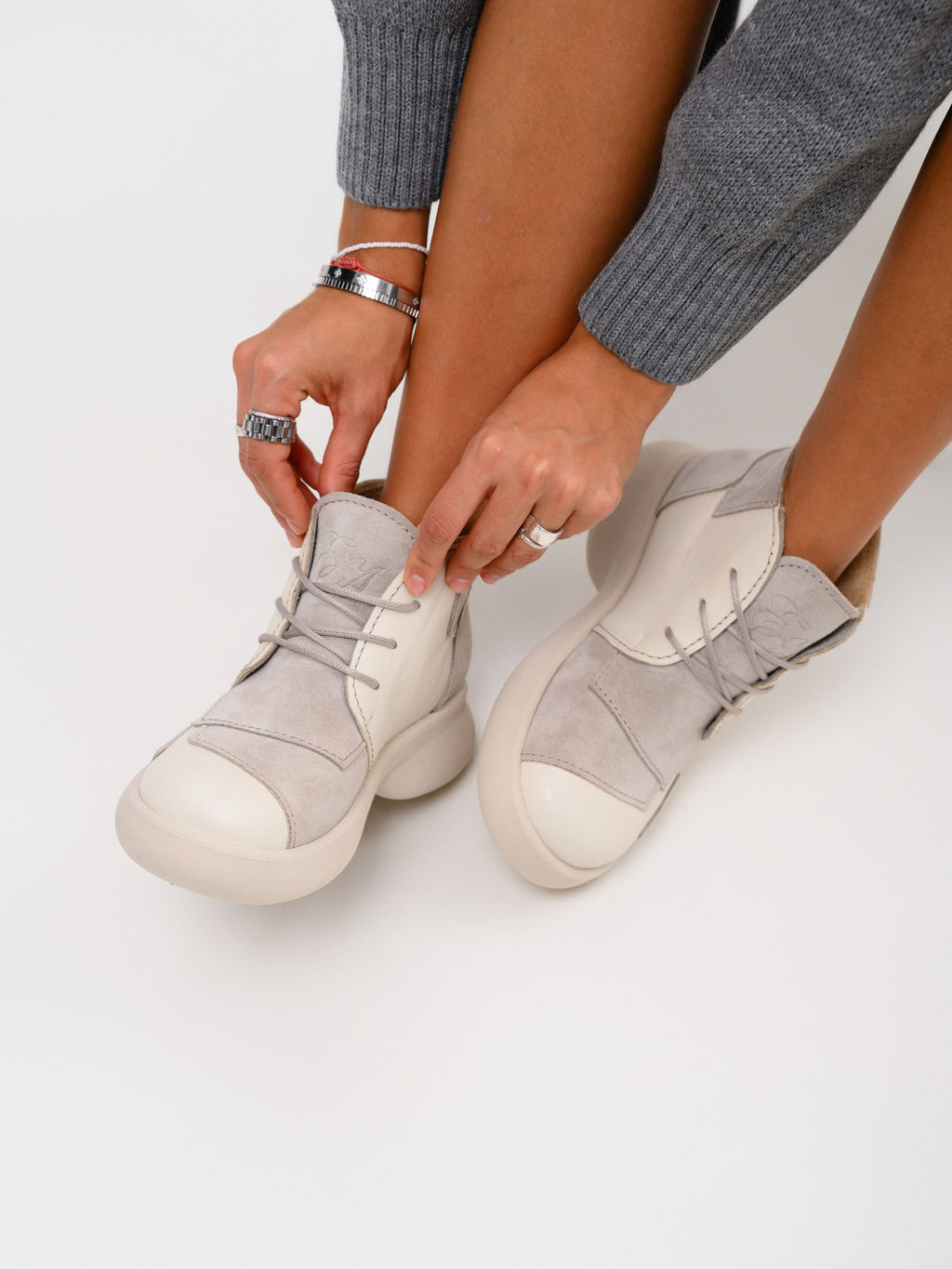 Ботинки EDART 305.927 be. Бежевый стар+каменная замша/байка - Ed'art фото 6