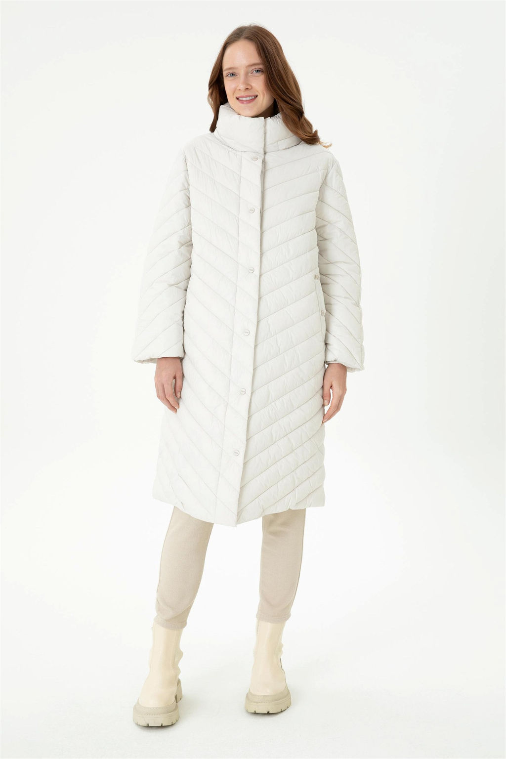 Женское каменное пальто - U.s. polo assn фото 10