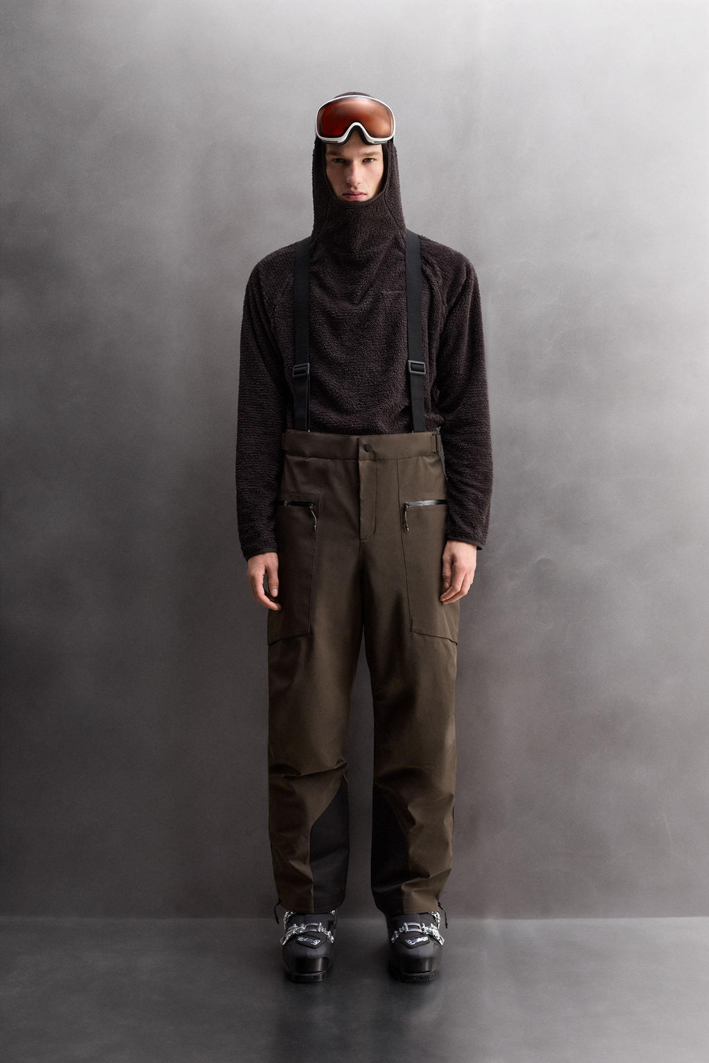 RECCO® WATERPROOF PADDED SHELL SKI TROUSERS - Zara фото 30