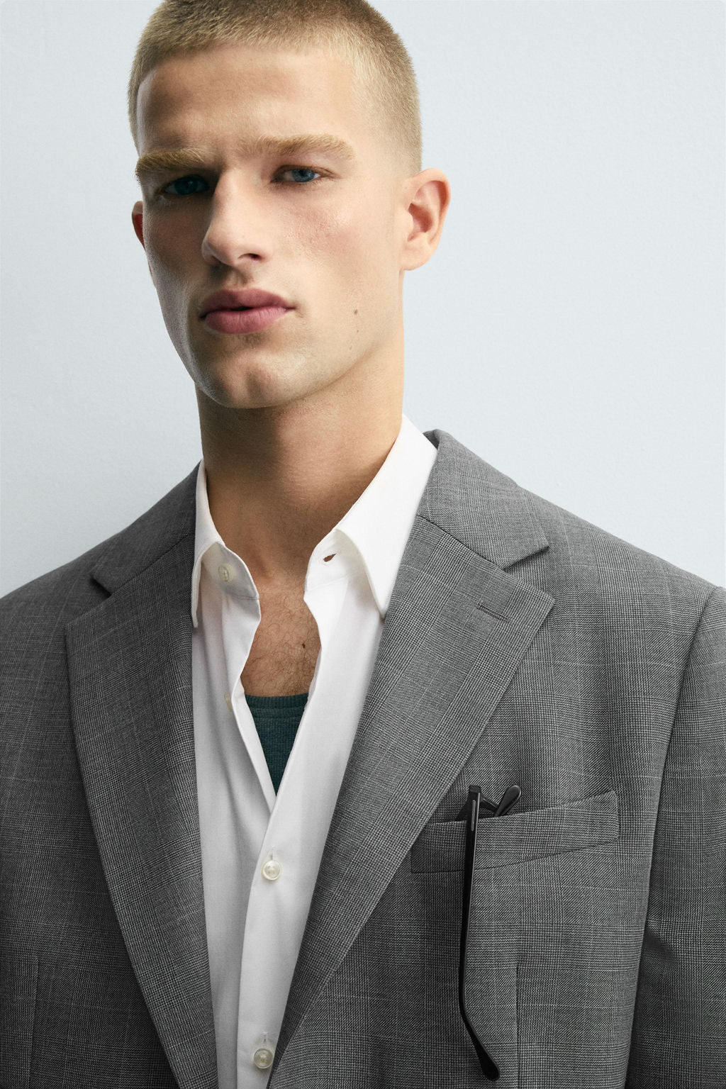 CHECK SUIT BLAZER - Zara фото 6