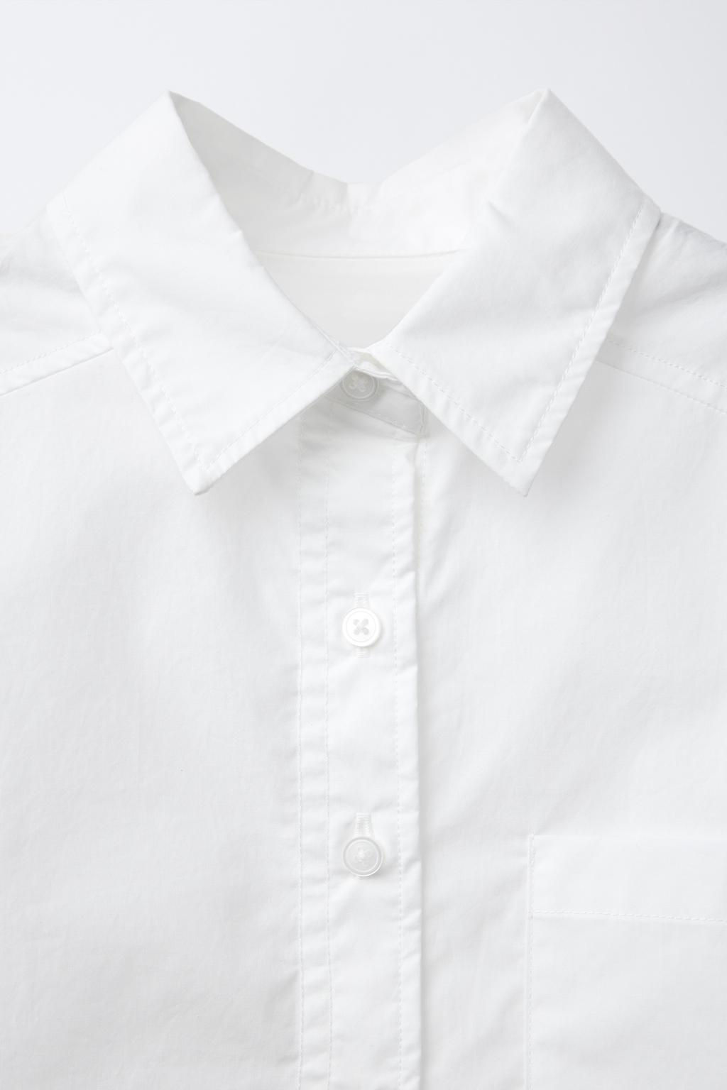 POPLIN SHIRT - Zara фото 4