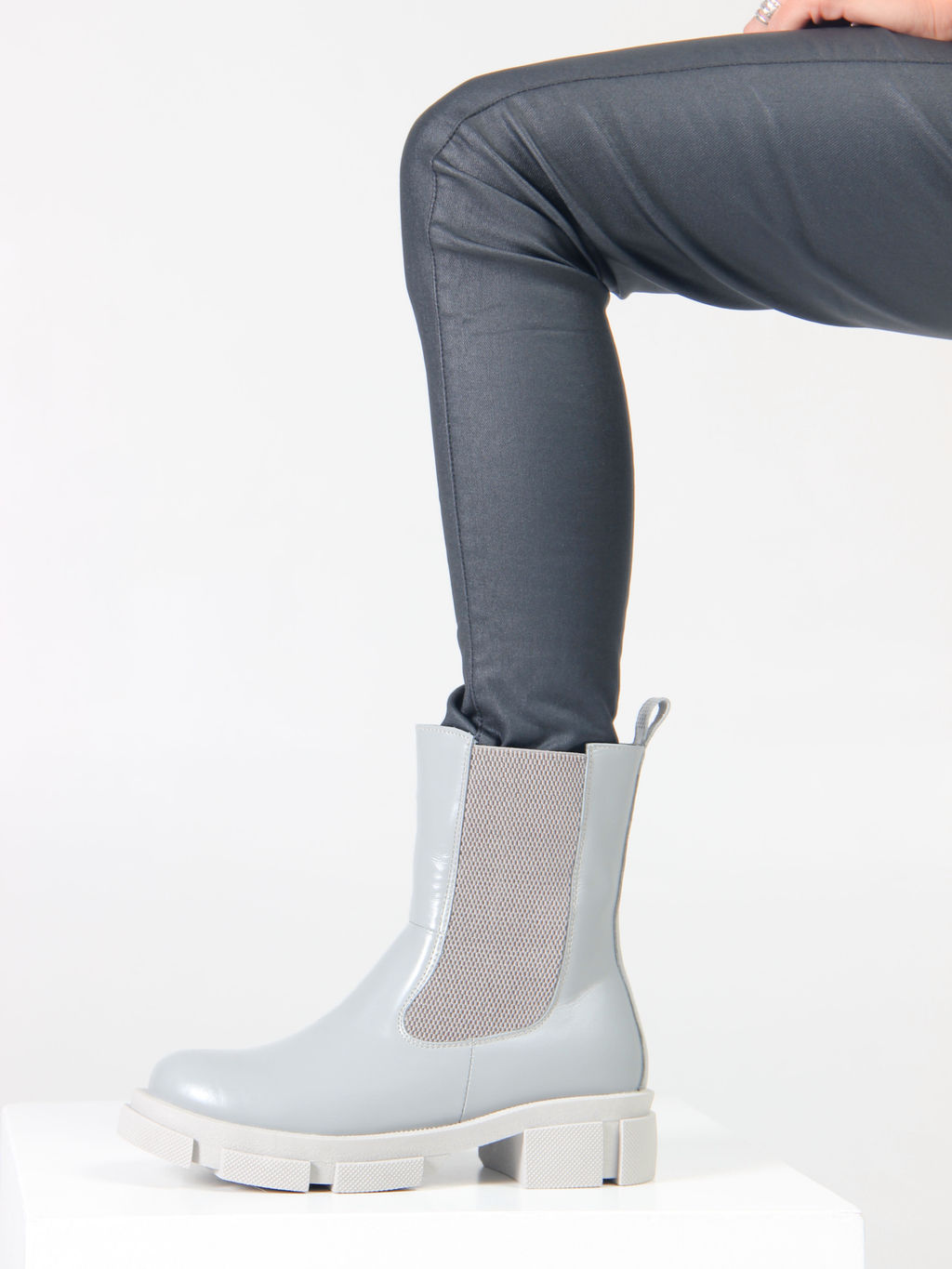 Челси 334.21074gr.Серый лайт/Шерсть