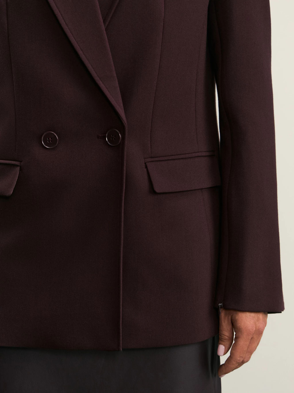 Приталенный двубортный жакет / Zarina  фото 10