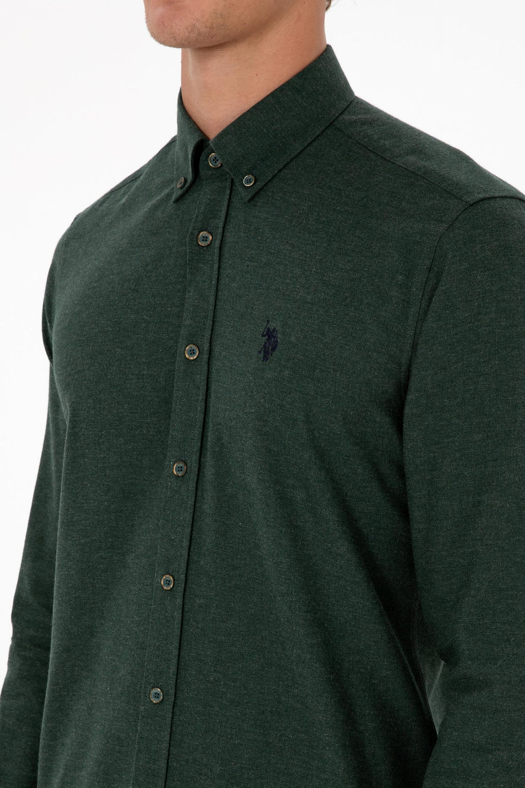 Erkek Koyu Ye_il Uzun Kollu Basic G_mlek Sepette S_rpriz _ndirim - U.s. polo assn фото 7