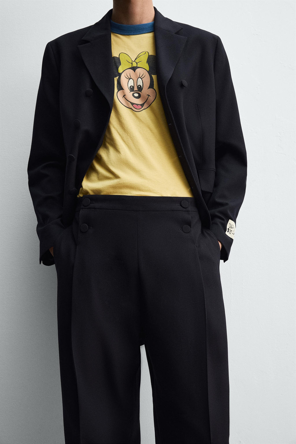 PLEATED SUIT TROUSERS HARRY LAMBERT FOR ZARA X DISNEY  фото 5