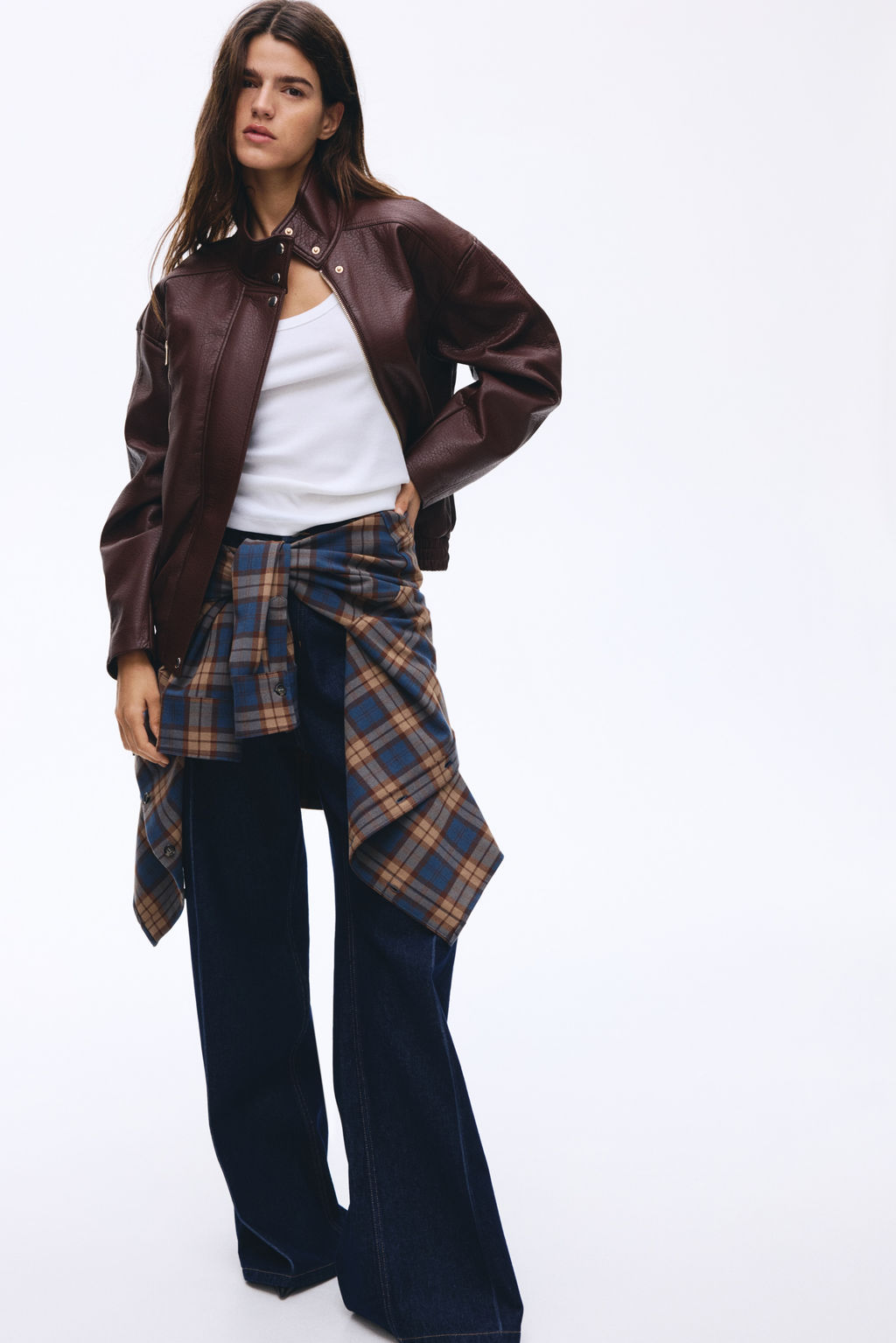 Cazadora oversize revestida - H&m фото 3