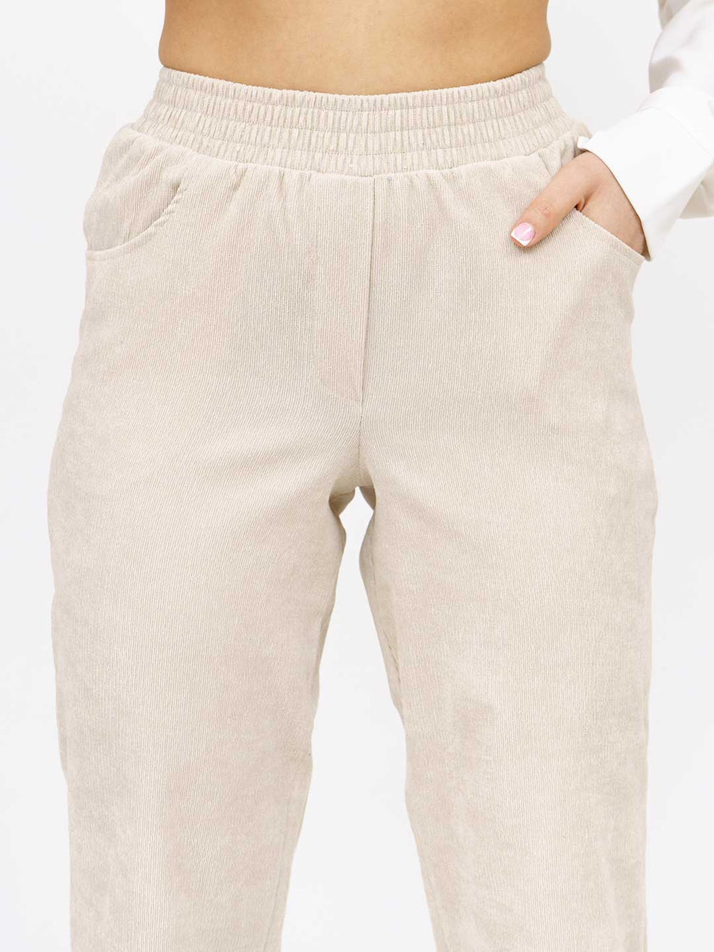 Брюки женские, цвет бежевый