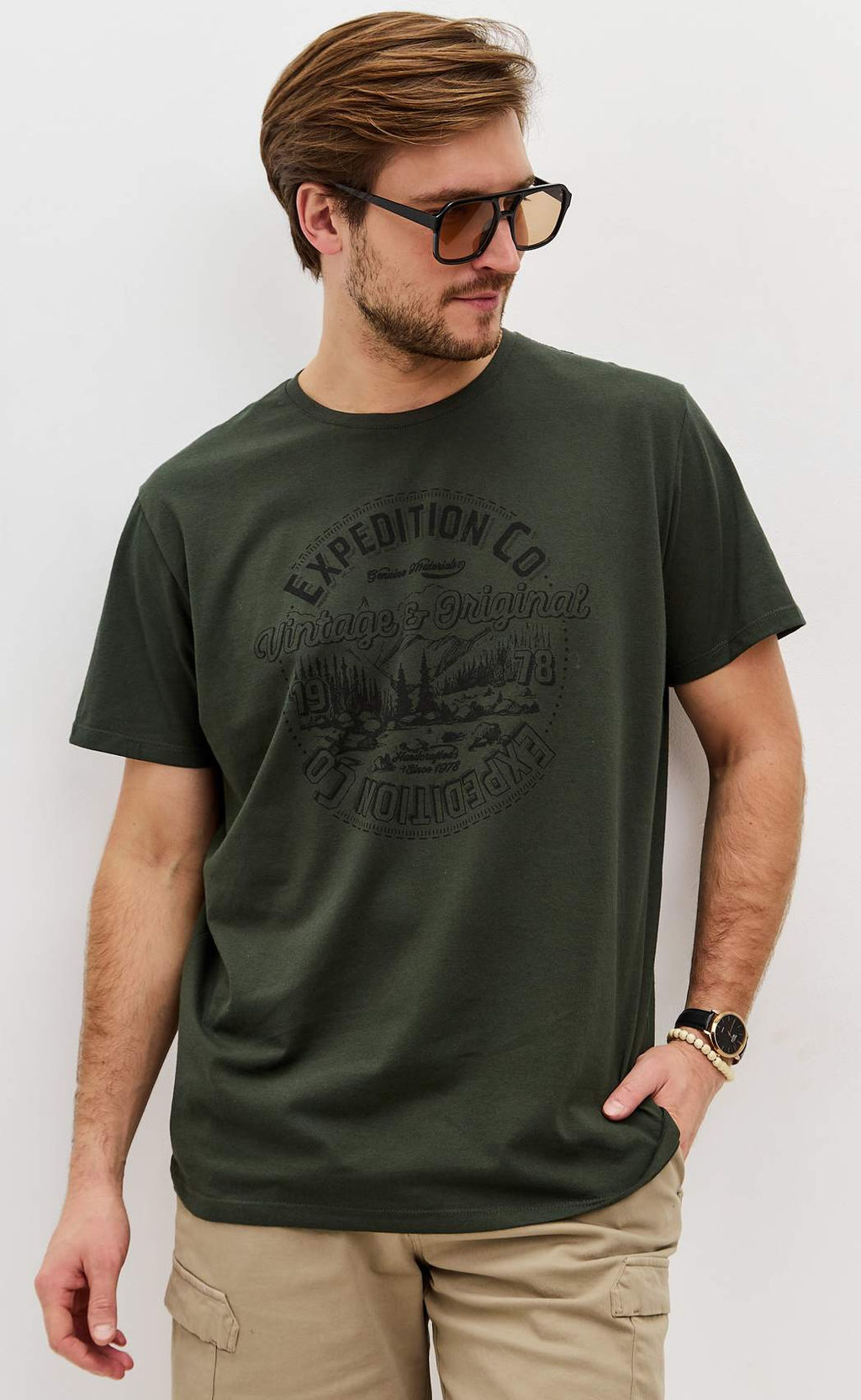 Футболка F111-06bb-642-1 khaki - Fine joyce фото 2