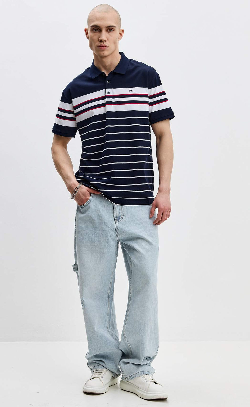 Джинсы F511-0154 l.blue - Fine joyce фото 12