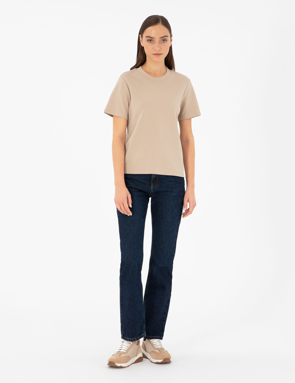 Koyu _ndigo Straight Fit Jean Pantolon