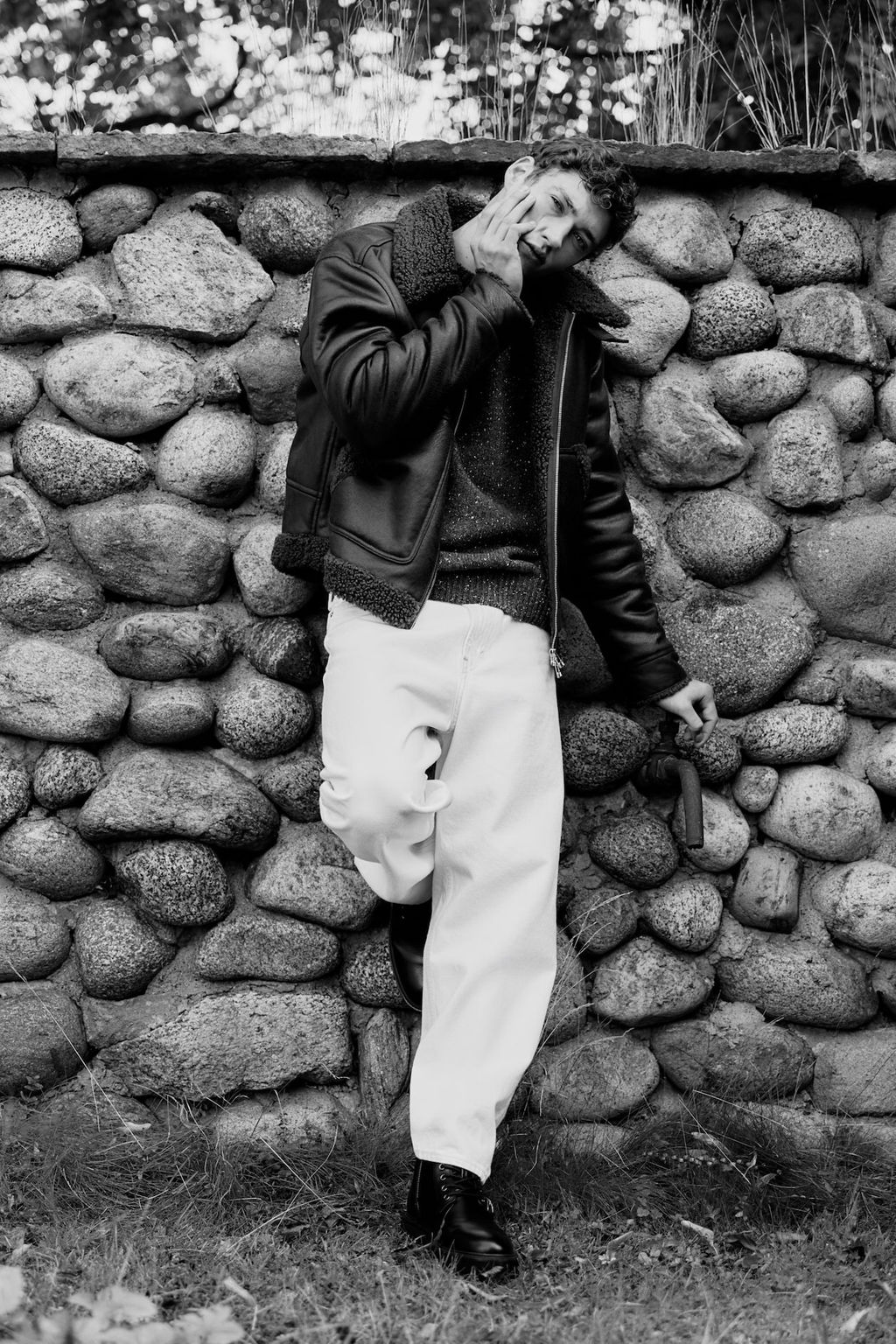 Cazadora con ribete de borreguito Regular Fit - H&m фото 3