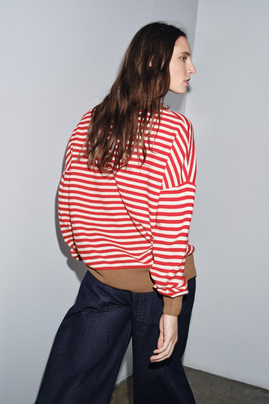 STRIPED 100% WOOL SWEATER - Zara фото 3