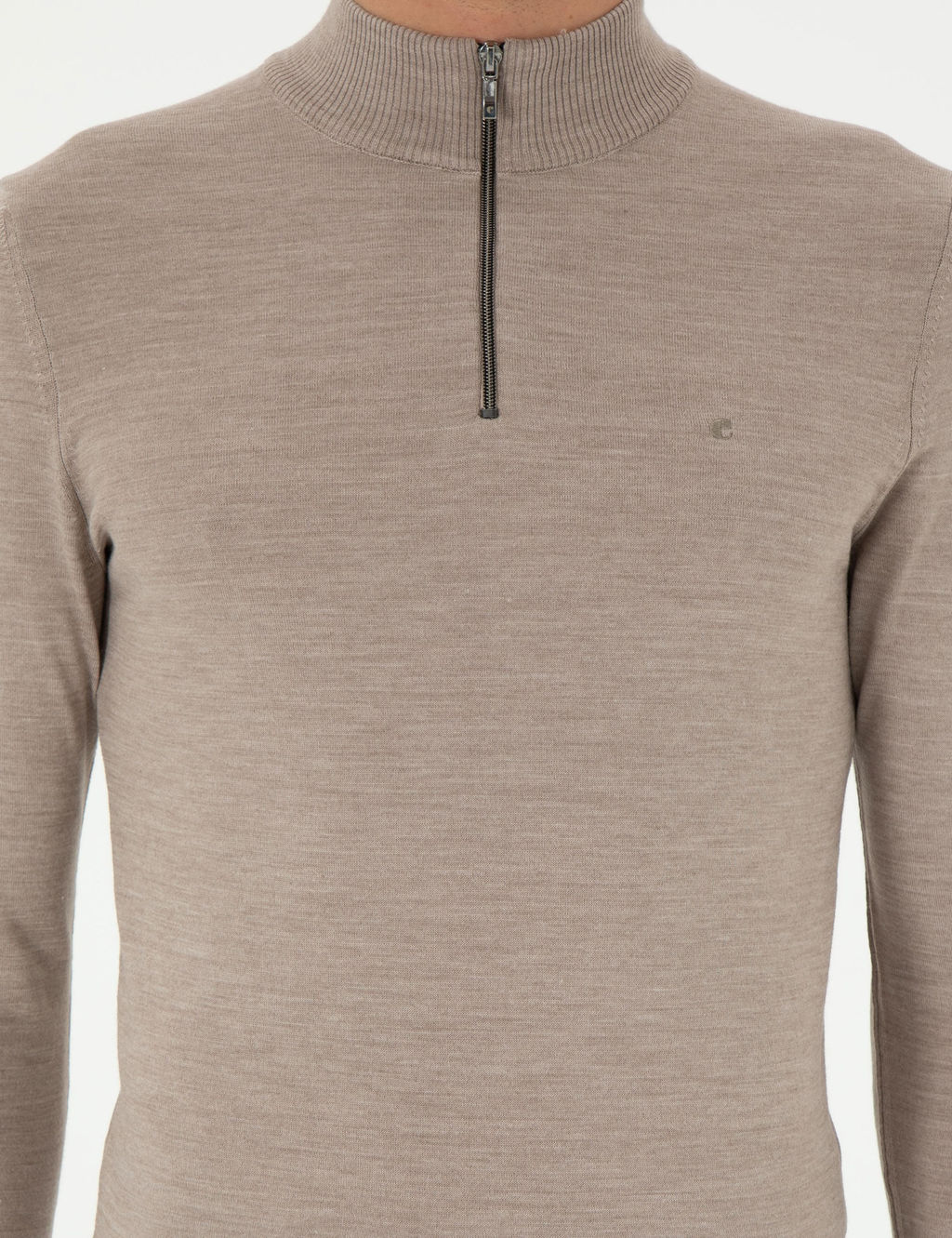 Базовый свитер стандартного кроя из норки - Cacharel фото 6