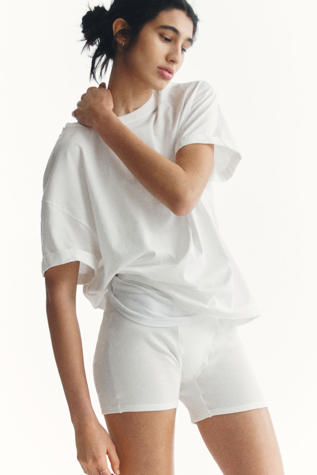 Camiseta de algod?n de corte holgado - H&m фото 8