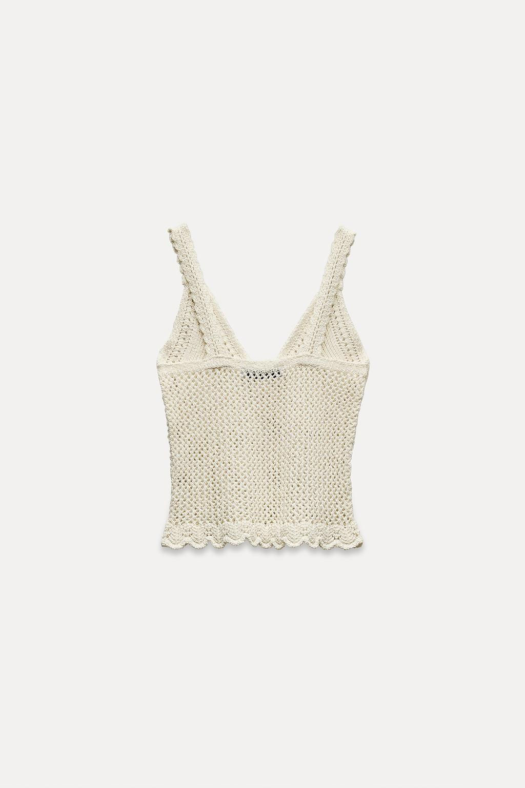 ROMANTIC KNIT TOP - Zara фото 9
