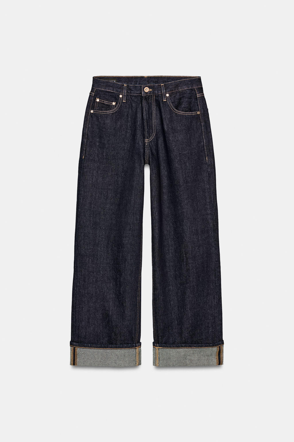 ZW COLLECTION BAGGY MID-WAIST JEANS - Zara фото 6