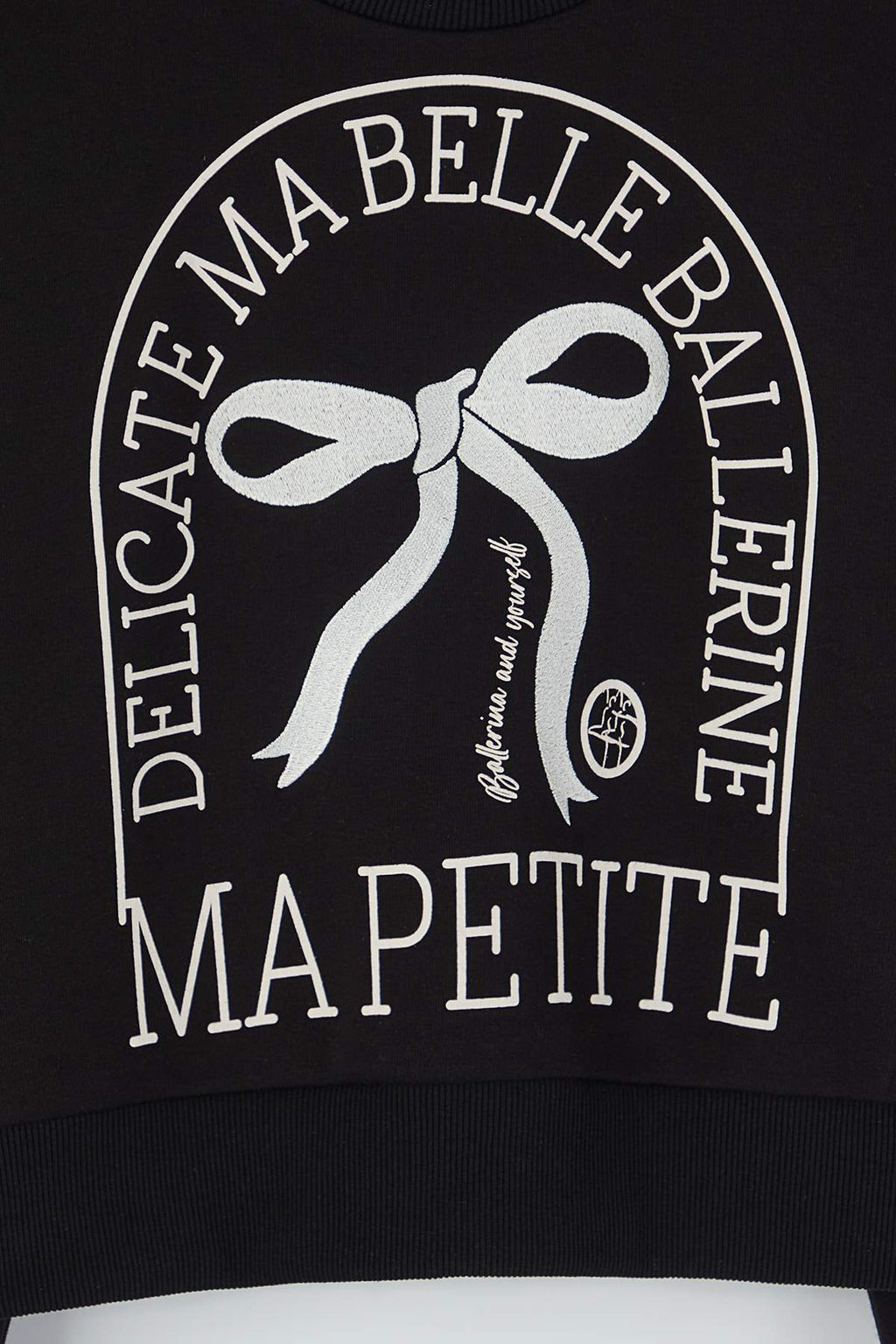 Teen Siyah Orme Sweatshirt TWOAW26SW00189 - Trendyolmilla фото 2