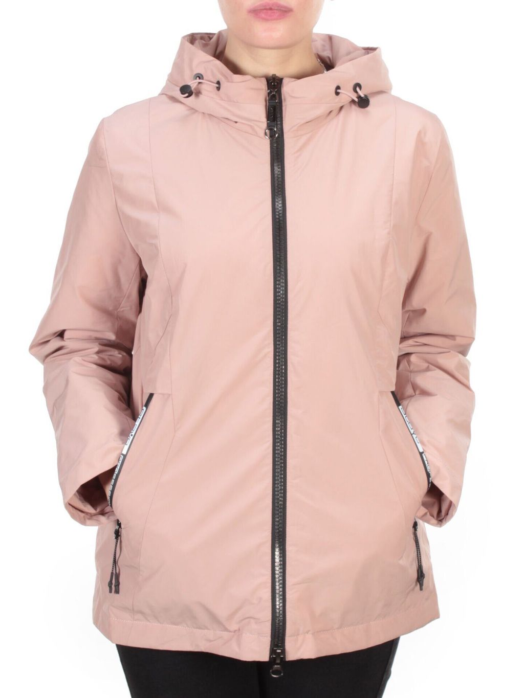 0835 PINK Куртка демисезонная женская RIKA (100 гр. синтепон) - Фабричный китай фото 2