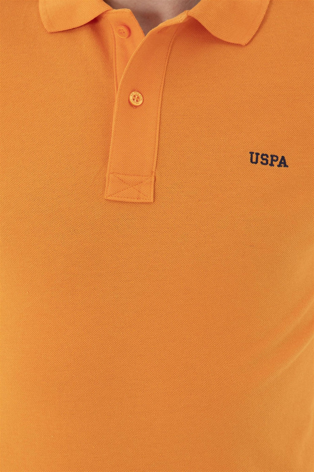 Мужская оранжевая базовая футболка - U.s. polo assn фото 7