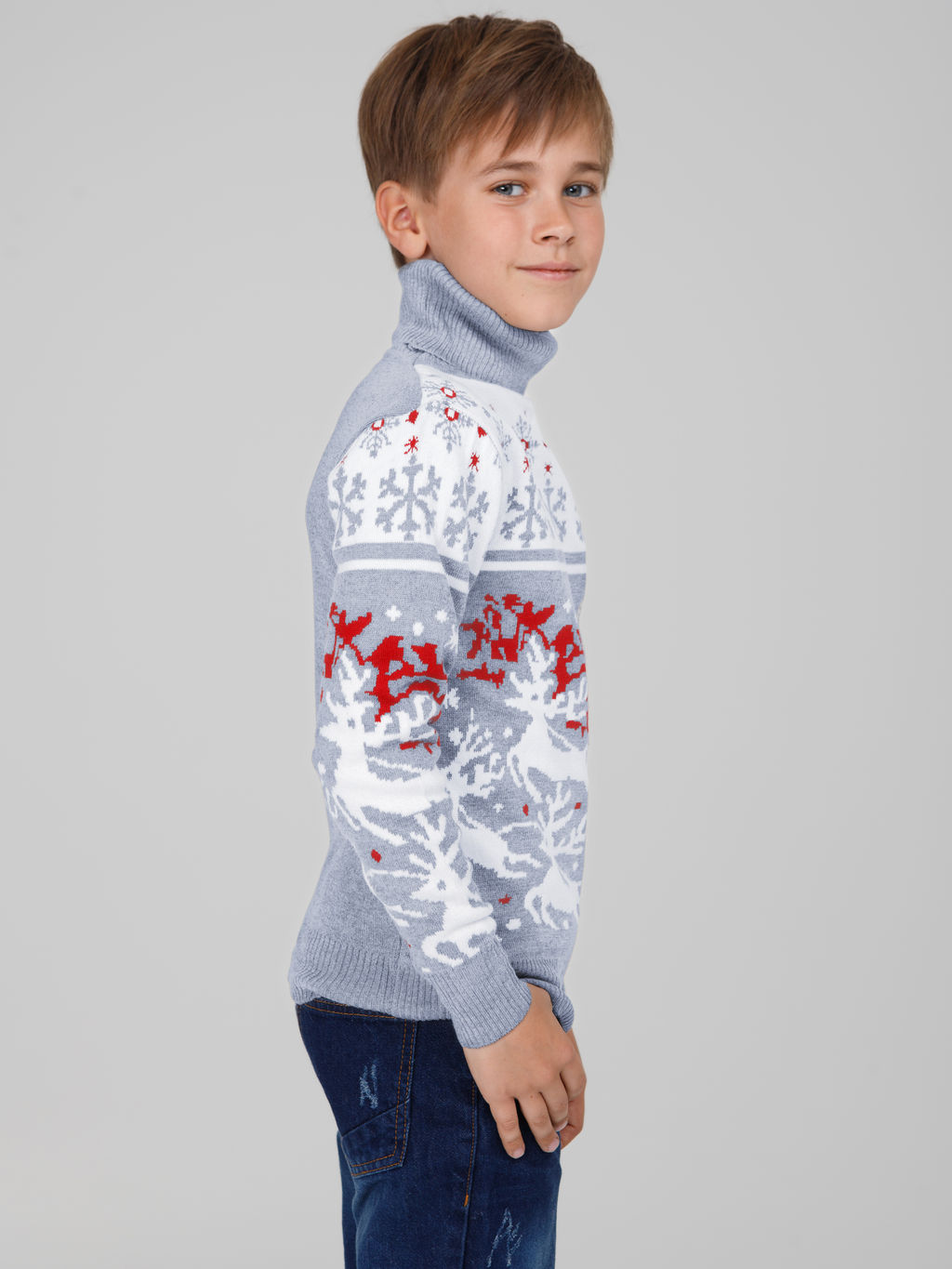 Свитер для девочек - Синий мир фото 7