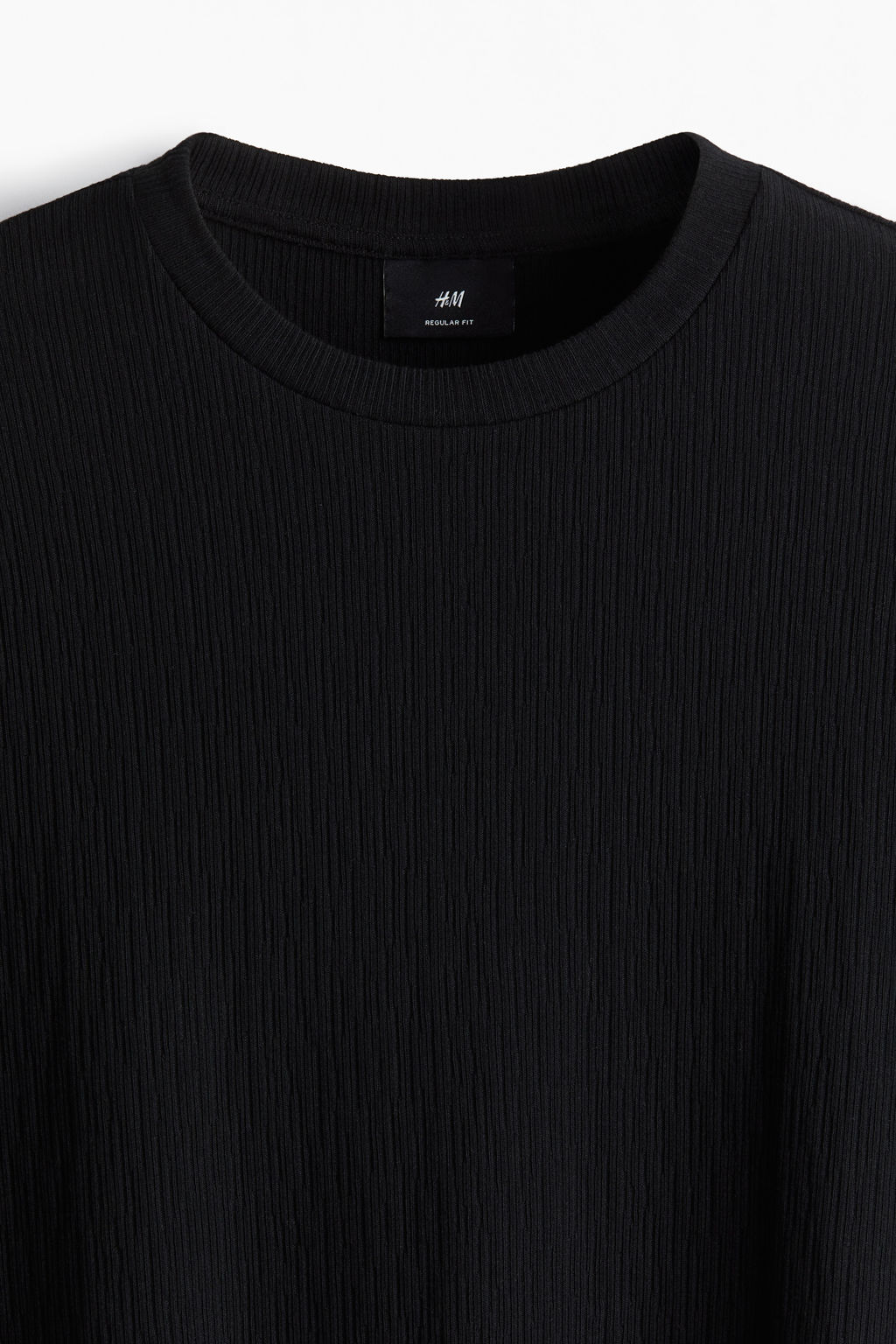 Camiseta texturizada Regular Fit - H&m фото 3