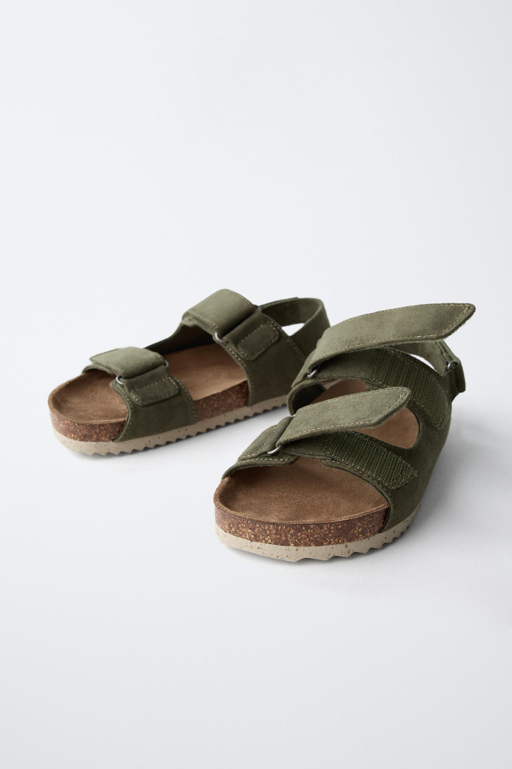 SANDALIA HEBILLAS / Verde Caqui - Zara фото 3