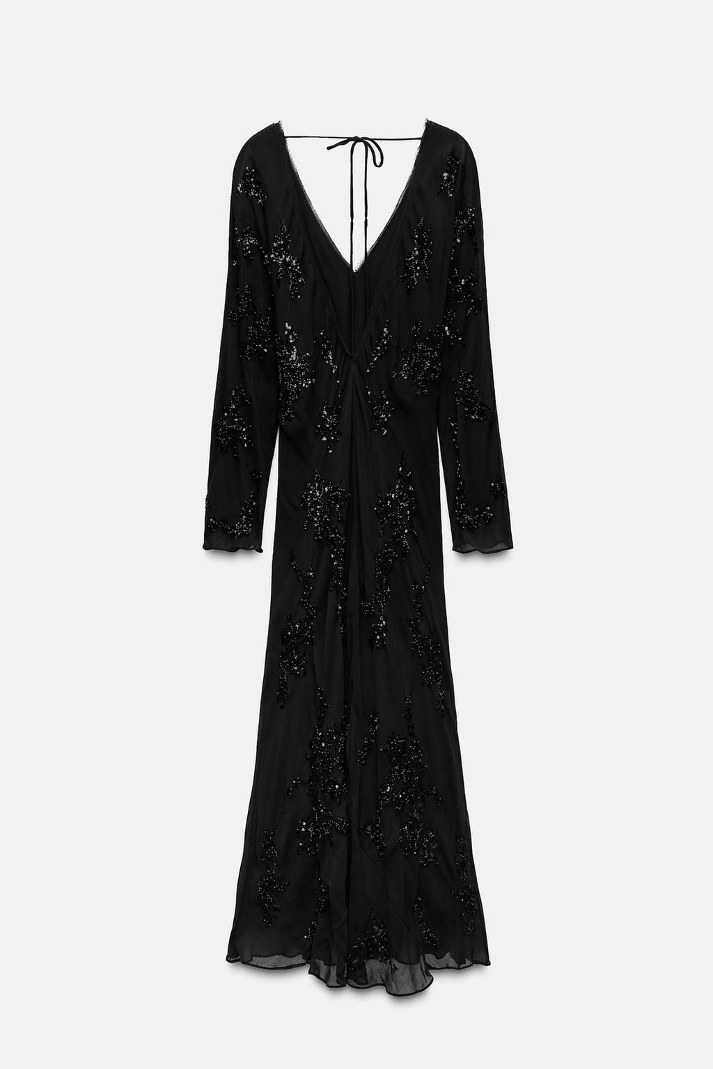 EMBROIDERED SEQUINNED DRESS ZW COLLECTION - Zara фото 3