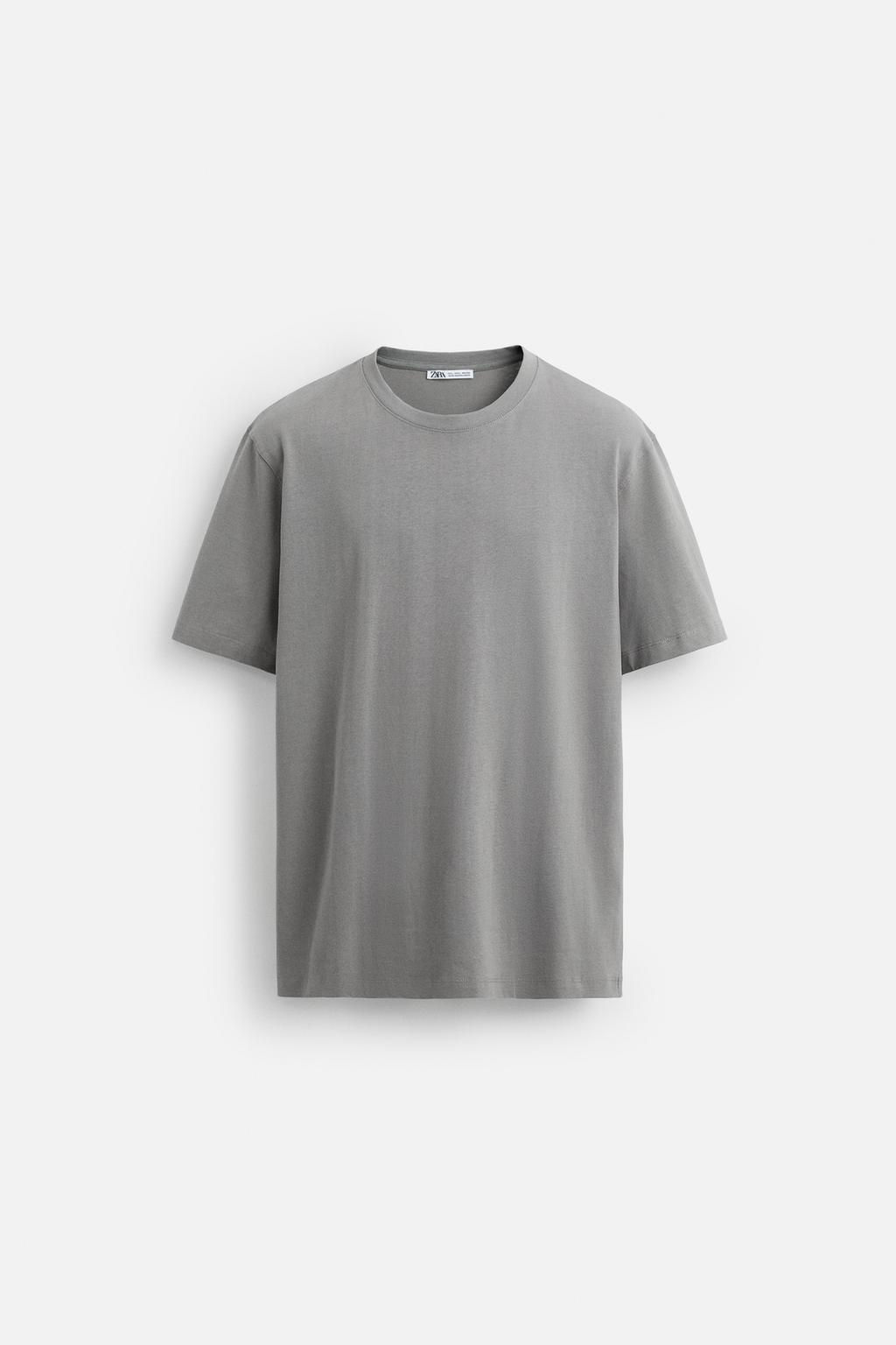 BASIC MEDIUM WEIGHT T-SHIRT - Zara фото 51
