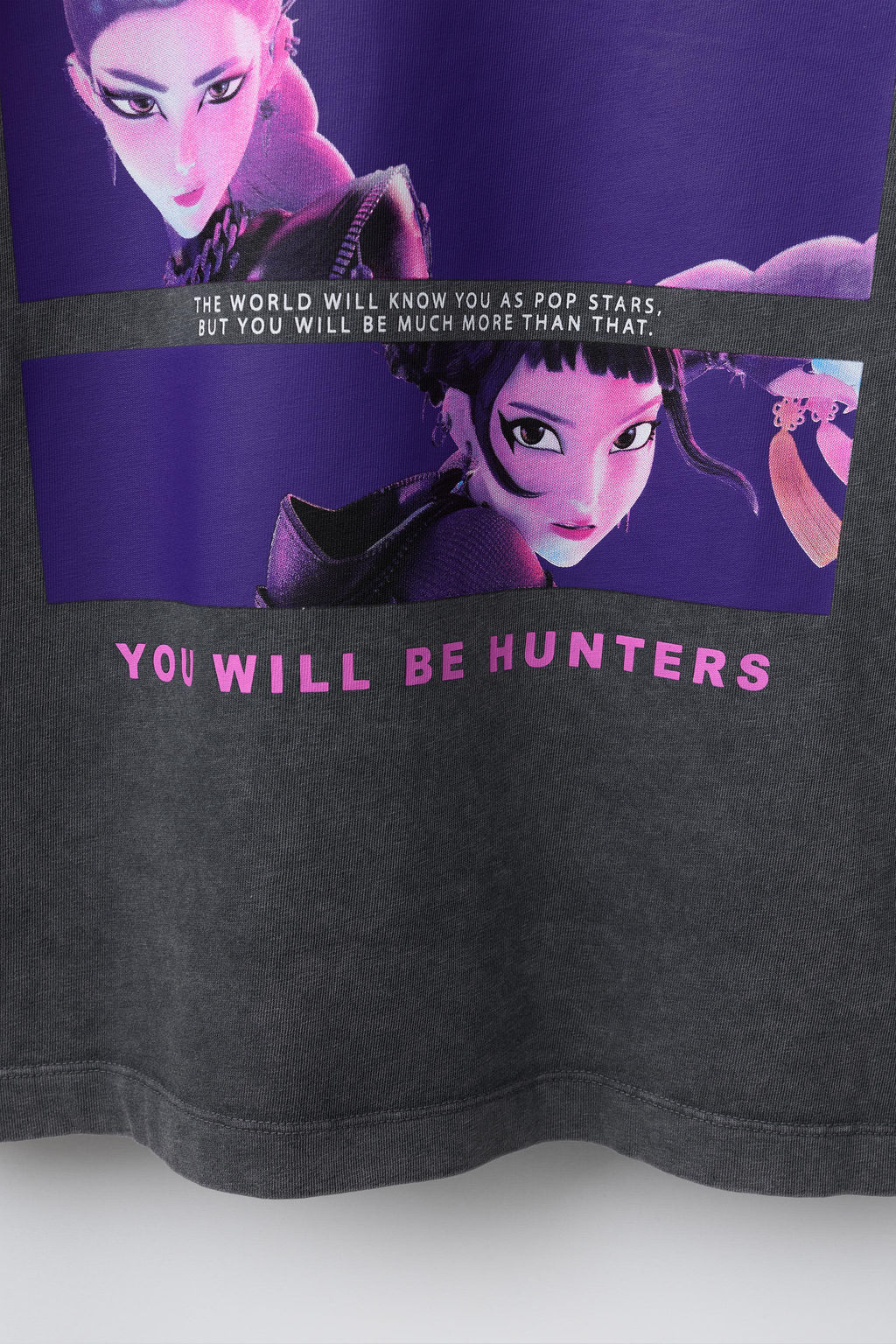 KPOP DEMON HUNTERS NETFLIX WASHED PRINT T-SHIRT - Zara фото 8