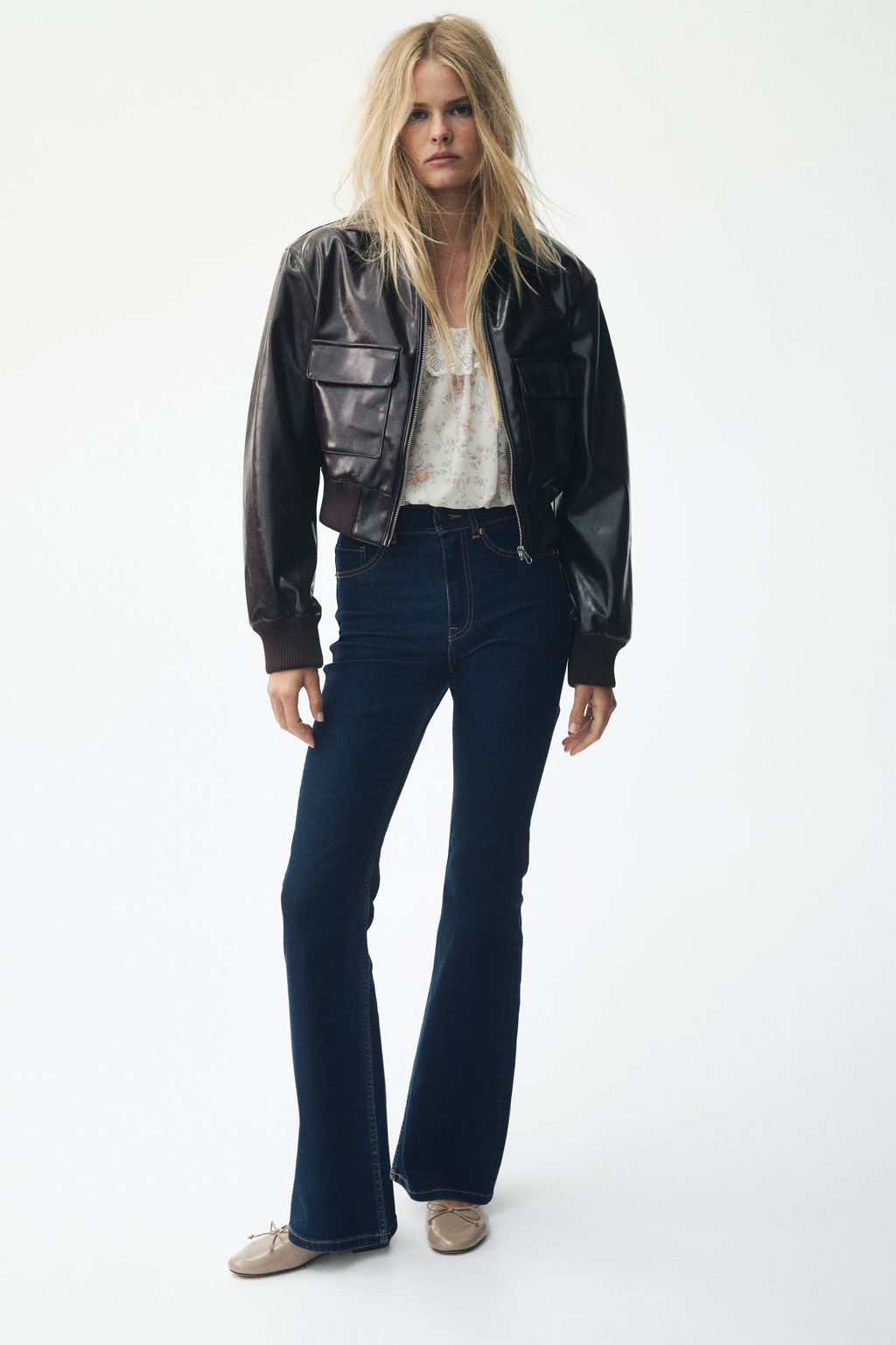 Flared High Jeans - H&m фото 7