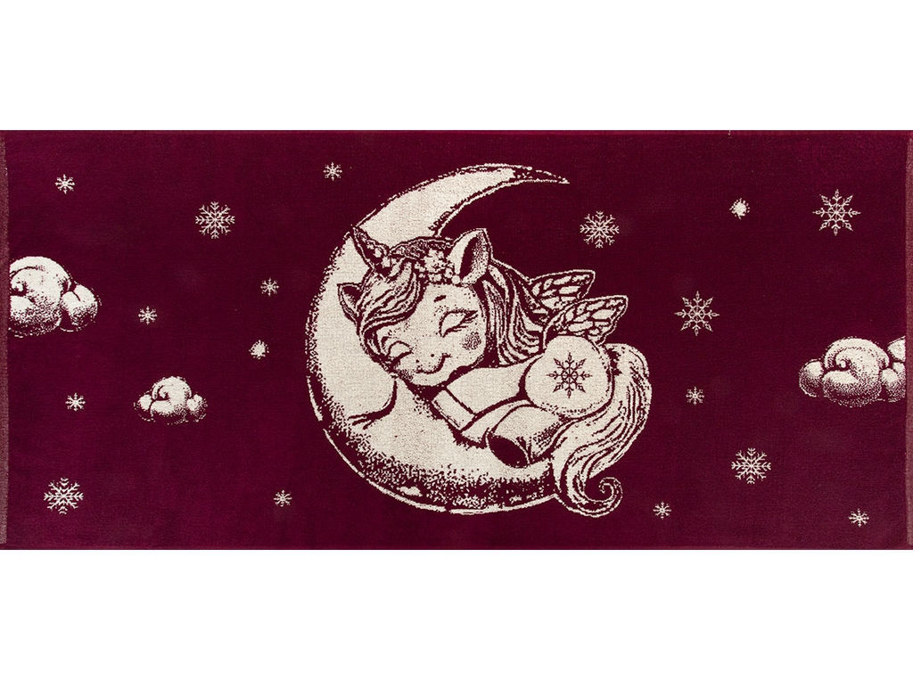 Полотенце махровое 6с102.411ж1 На луне (кр.дерево1) 67х150см