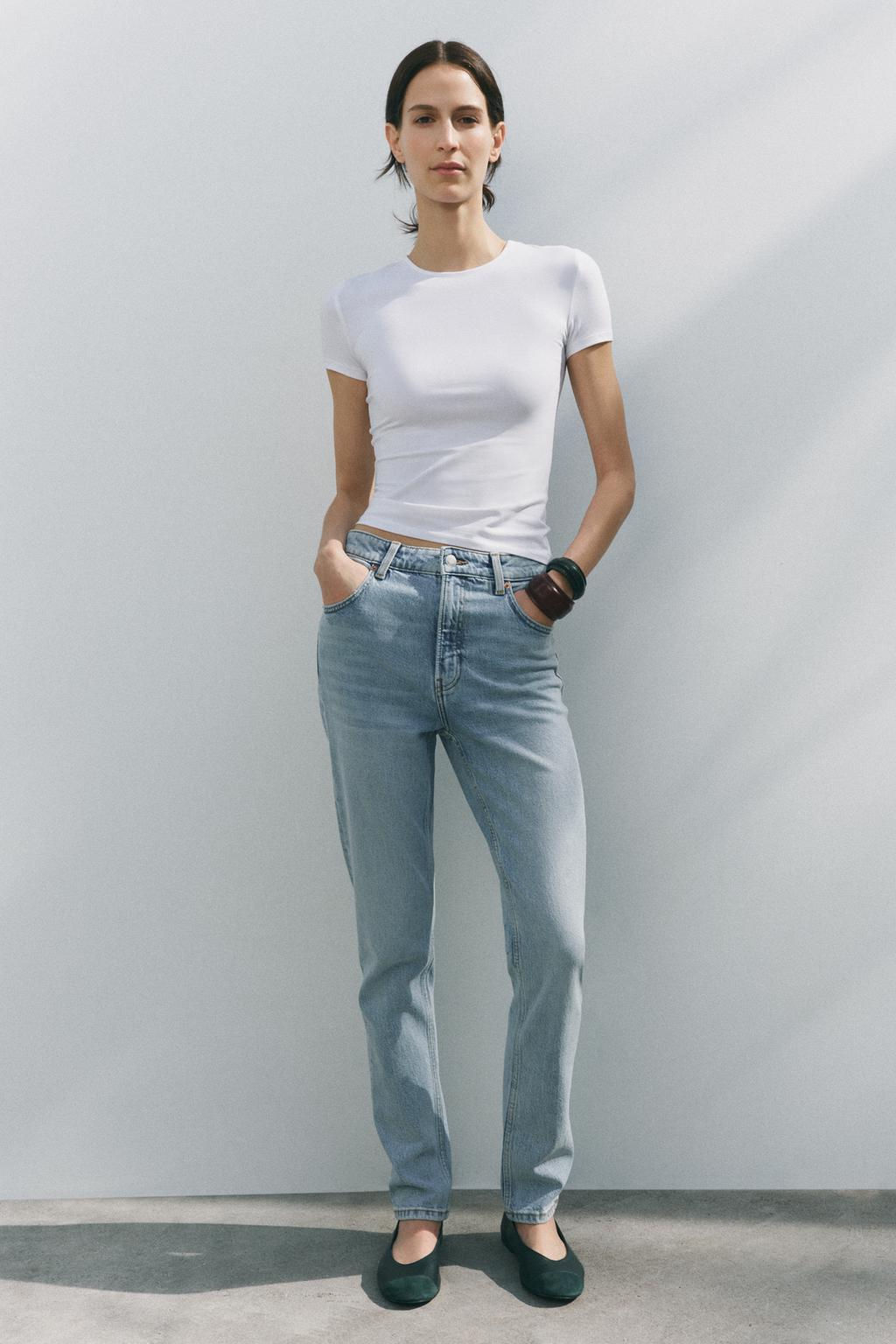 ZW COLLECTION SKINNY HIGH-WAIST JEANS - Zara фото 22