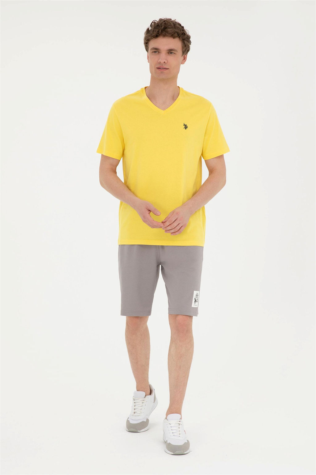 Мужские темно-серые вязаные шорты Неожиданная скидка в корзине - U.s. polo assn фото 3