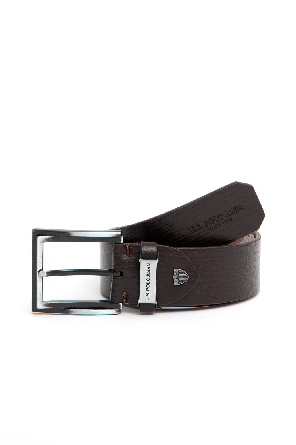 Мужской коричневый пояс - U.s. polo assn фото 3