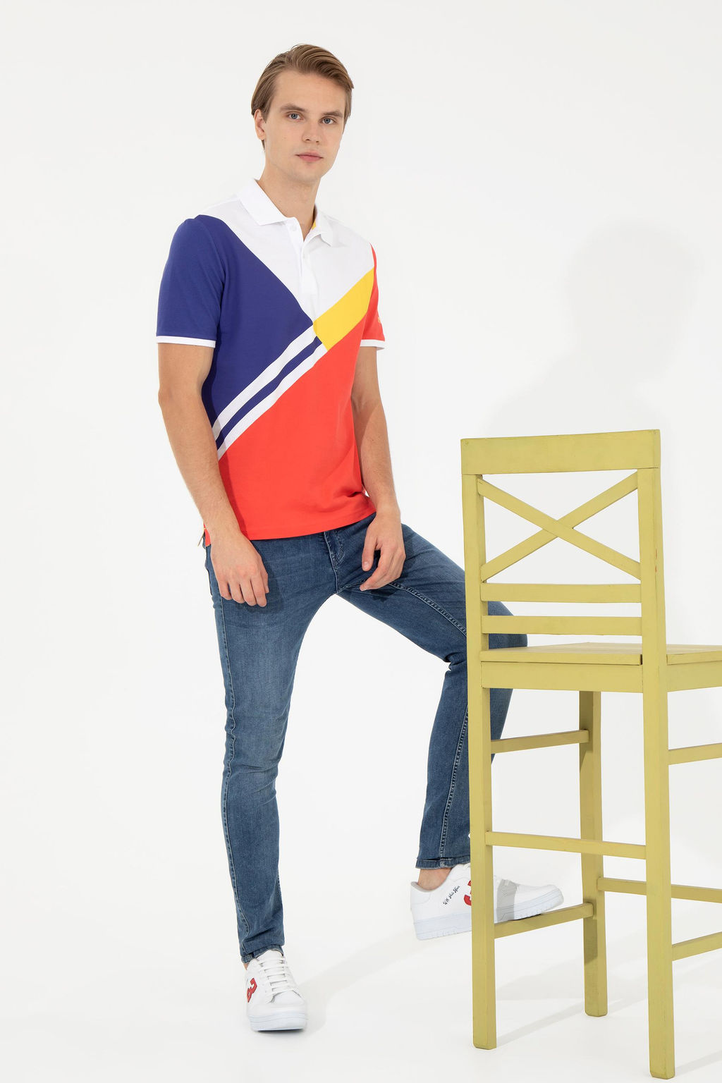 Erkek K_rm_z_ Polo Yaka Ti__rt