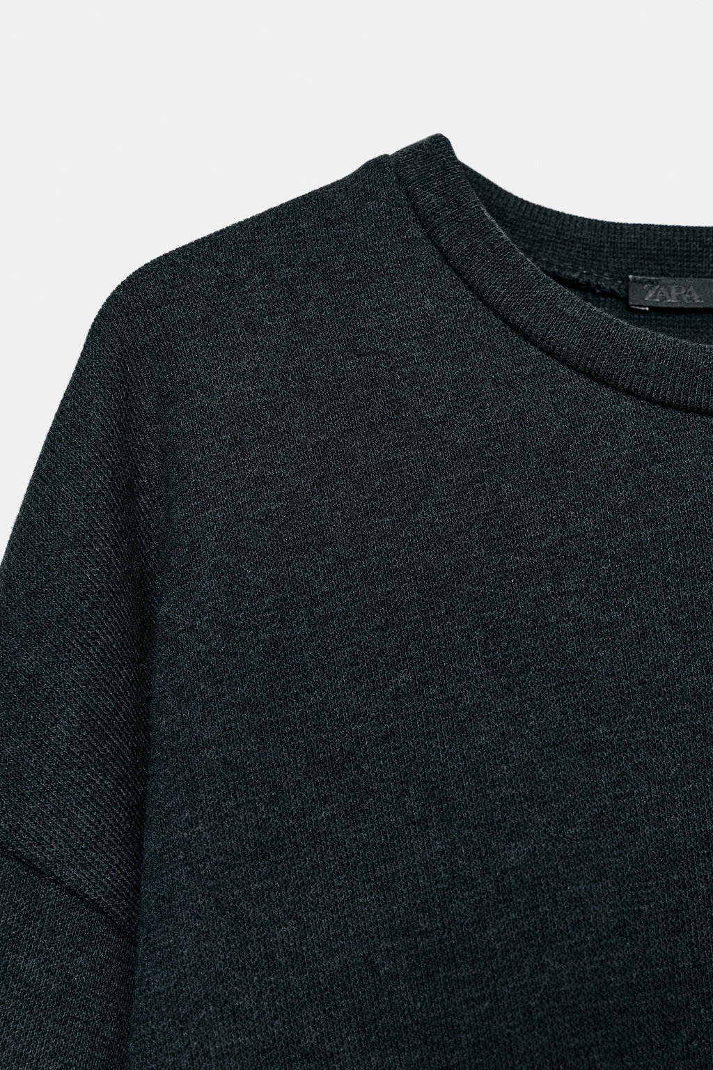 TOP SOFT MANGA LARGA / gris antracita - Zara фото 9