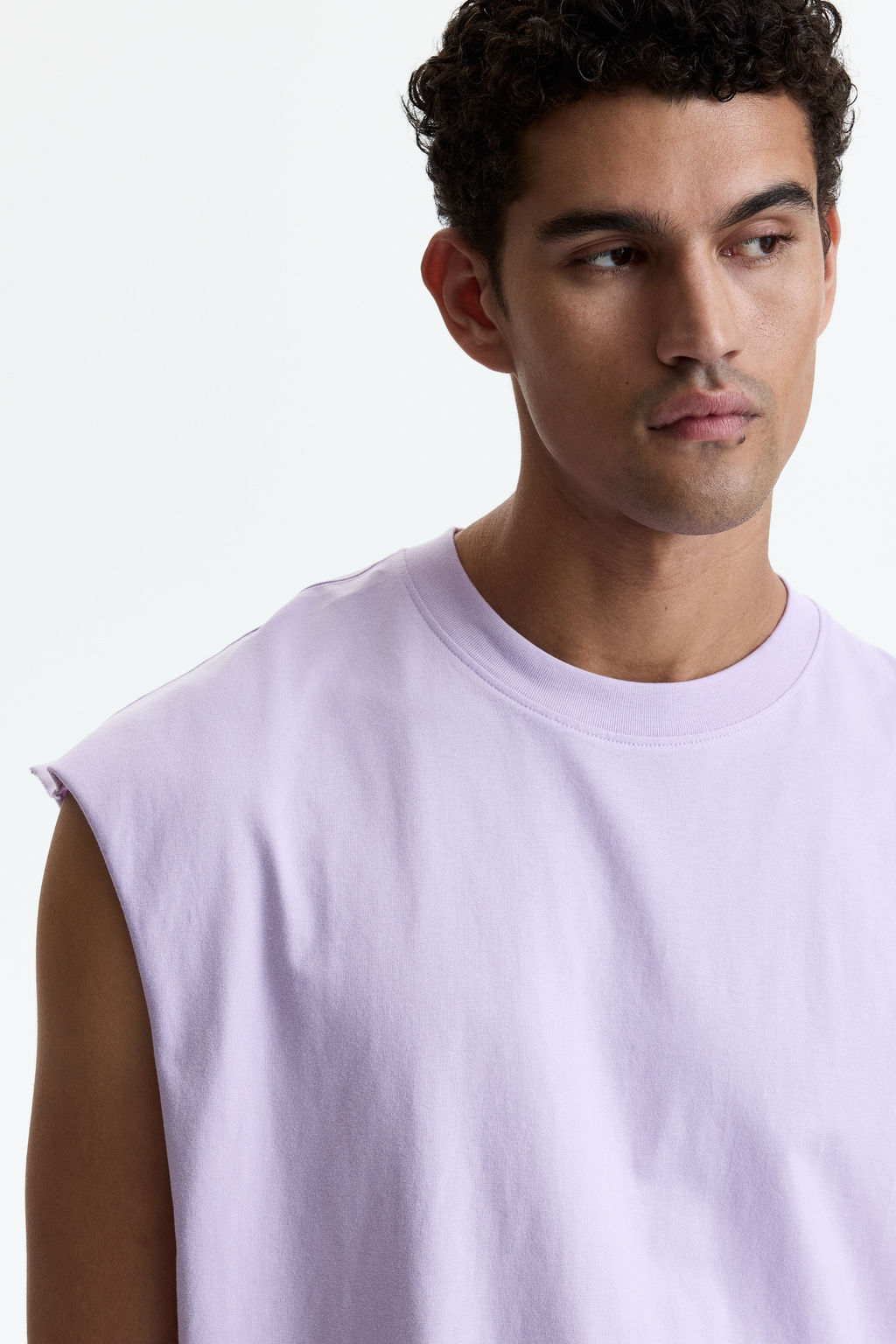 Camiseta sin mangas en algod?n Relaxed Fit - H&m фото 8