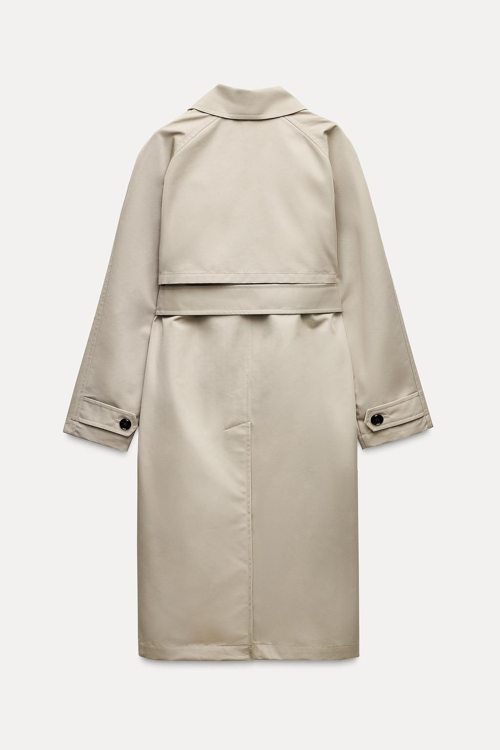 ZW COLLECTION TRENCH COAT WITH BELT - Zara фото 8