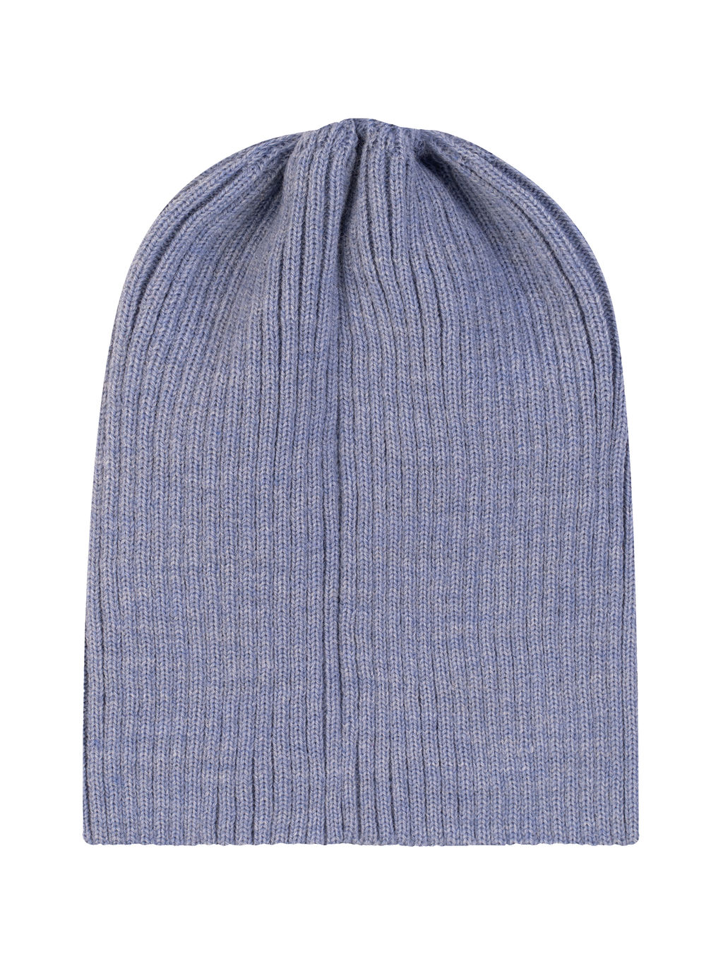 Шапка вязаная голубая Ш-103 (58)