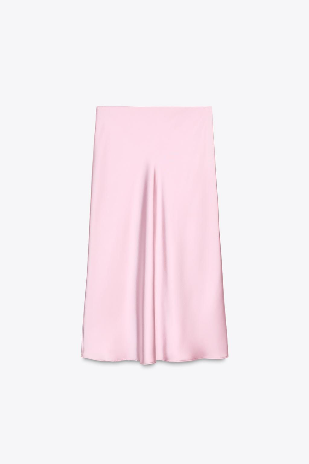 SATIN MIDI SKIRT - Zara фото 34