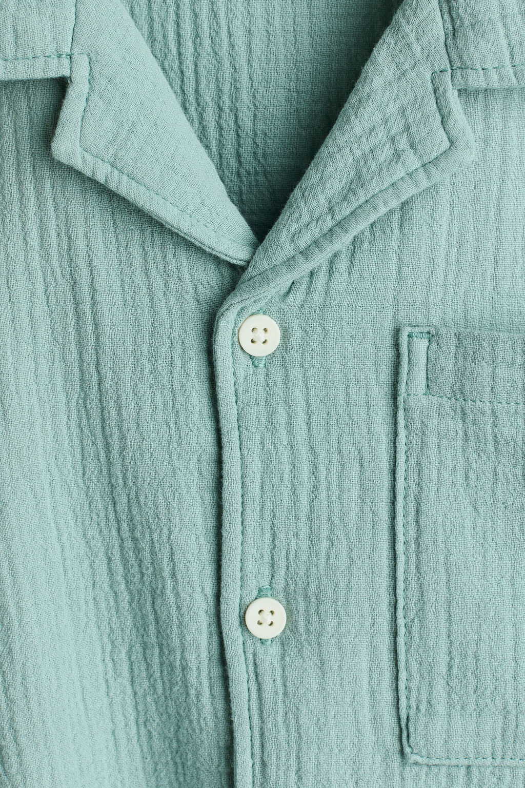 Camisa resort de muselina - H&m фото 3