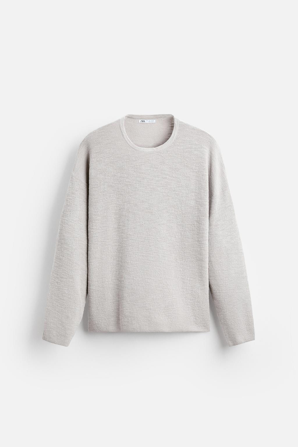 RUSTIC TEXTURED SWEATER - Zara фото 7