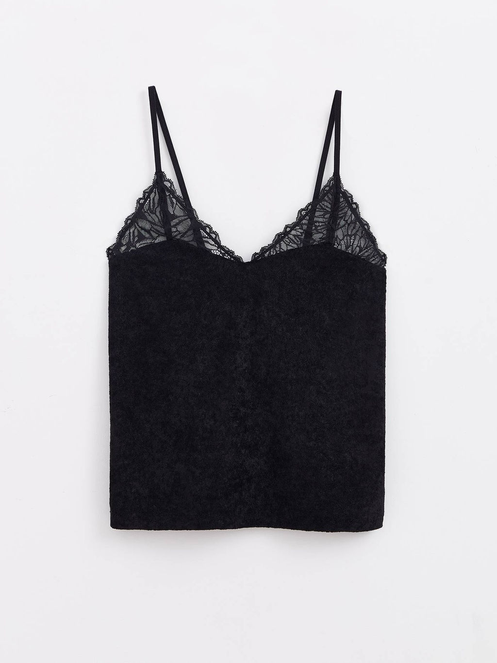 CONTE Топ с кружевом для дома INSOMNIA LHW 1436 black black