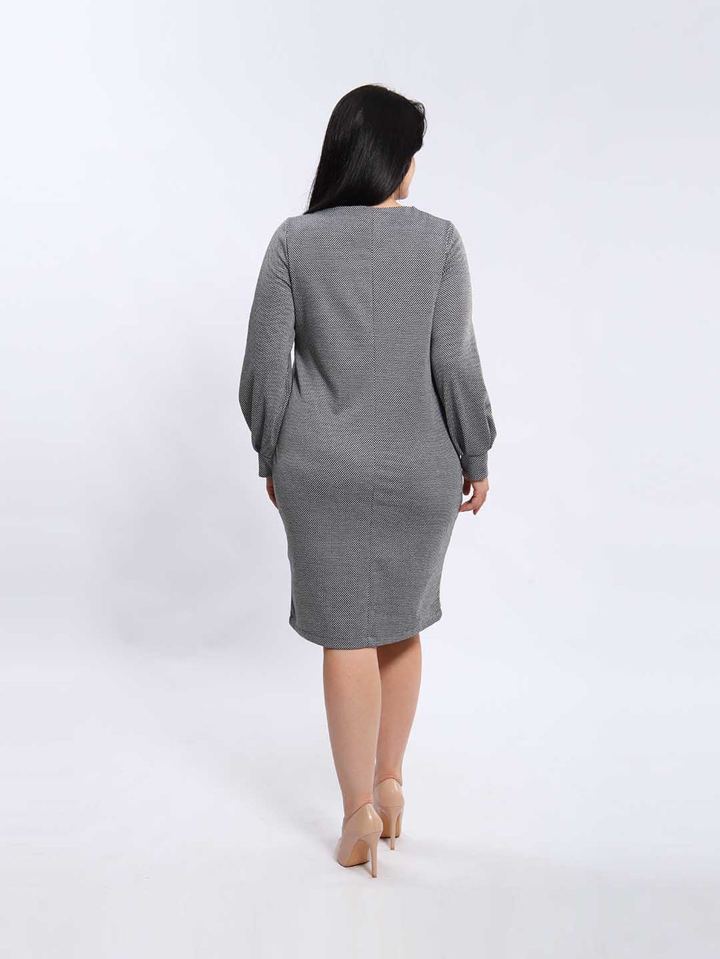 Платье женское, цвет белый черный