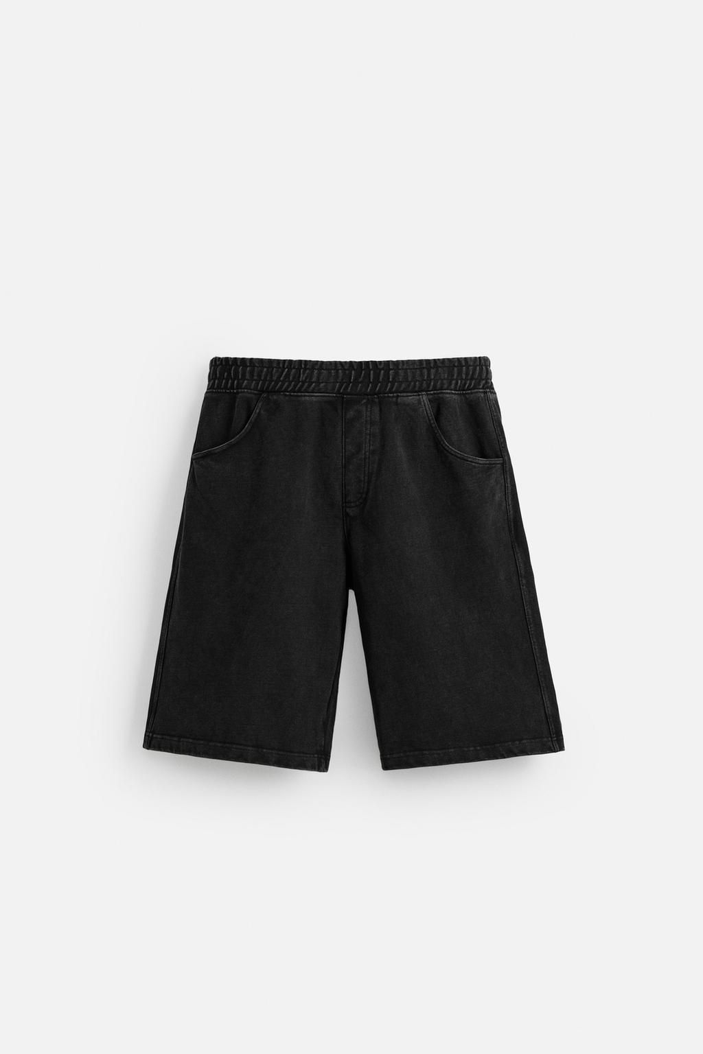 BAGGY FIT JOGGER BERMUDA SHORTS - Zara фото 7